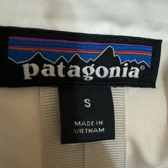 SOLD Patagonia Lunar Frost Jacket, High Pile Fleece, Natural Cream, Zip-Up,Small - Picture 8 of 9